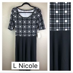 LuLaRoe Nicole, Large, NWT